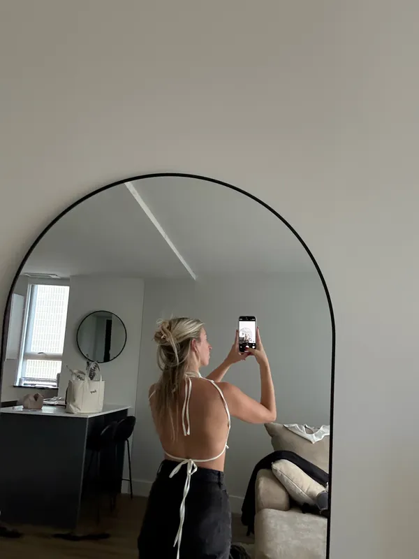 White Fox Cropped Top - Image 2