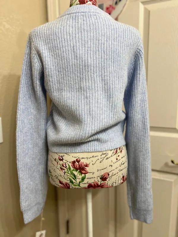 Jessica Simpson light blue cardigan sweater - Image 4