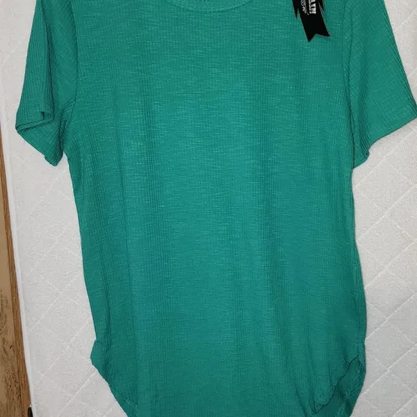 Crazy-train Women's Blue and Green Shirt - Image 2