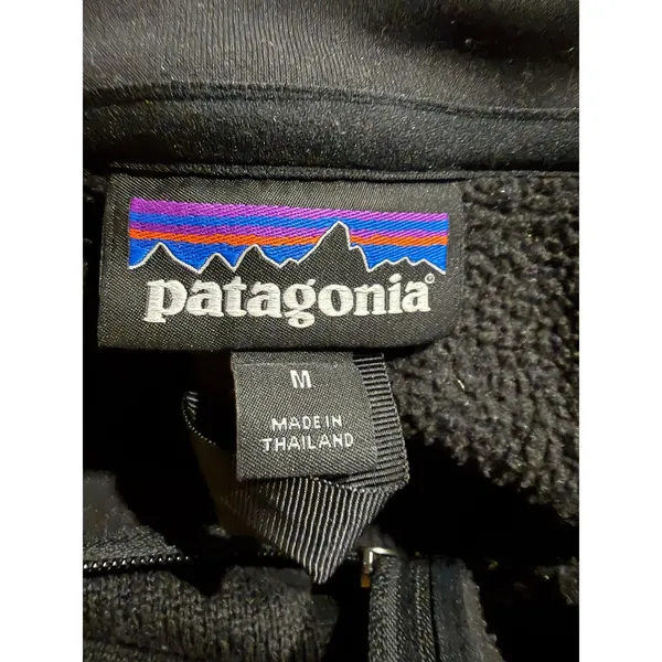 Patagonia Inkling Embroidered Quarter Zip‎ Fleece Pullover Black Women's Size M - Image 6