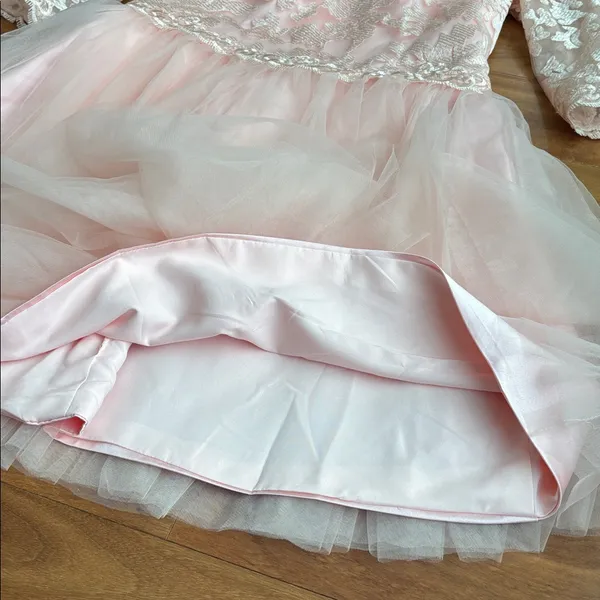 Pink tulle formal Size 14 - Image 4