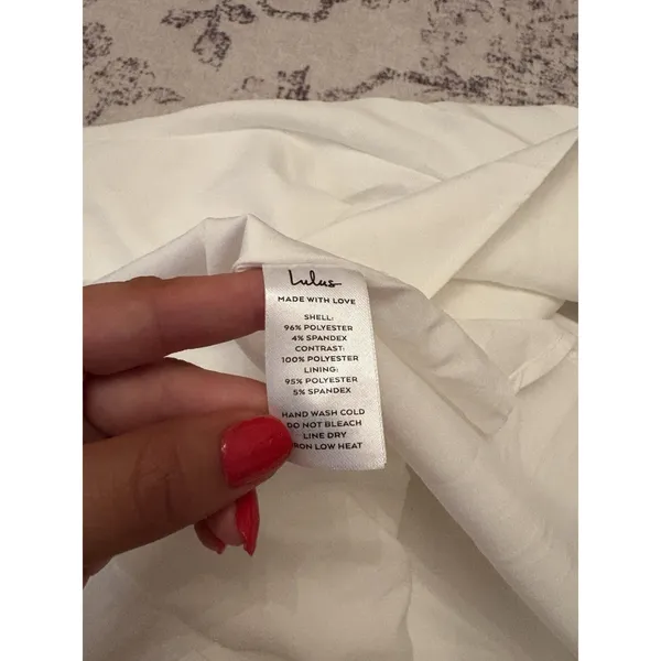Lulus Immaculate Romance White Sheer Organza Long Sleeve Maxi Dress Small Bridal - Image 12