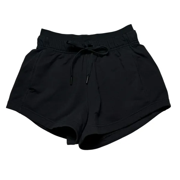 Lululemon Inner Glow Short High Rise 3" Terry Black - Image 2