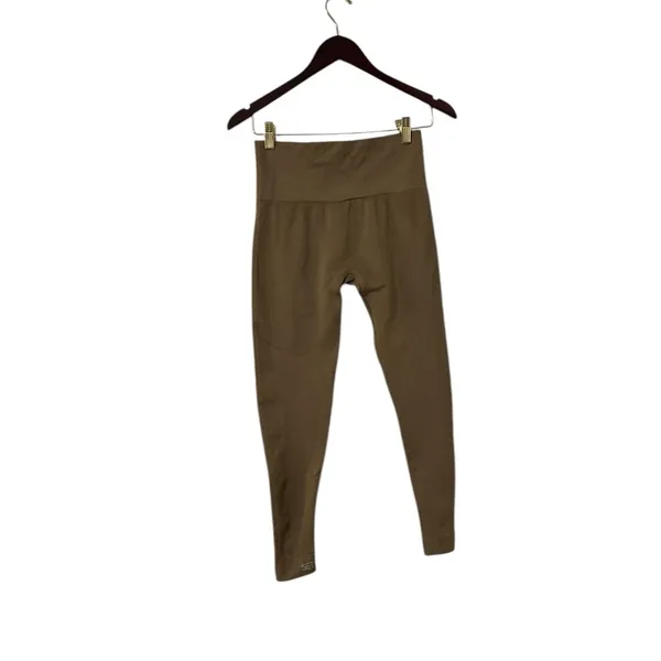 SET ACTIVE SculptFlex Seamless Yoga Tan Leggings - Image 2