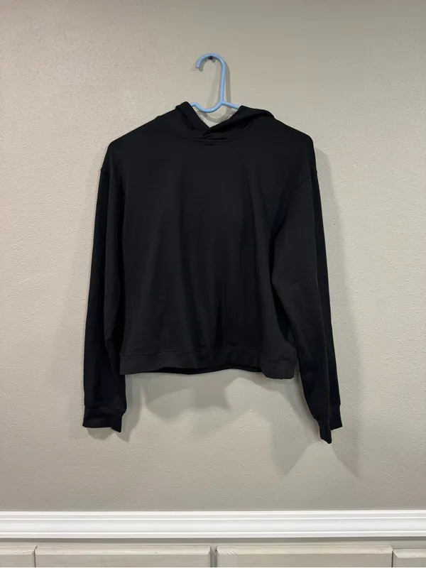 Lululemon Soft Jersey Classic-Fit Hoodie Black - Image 8