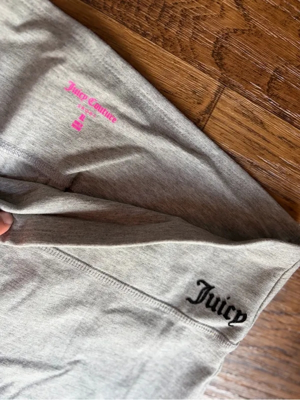 Juicy Couture Sport Light Gray Womens Stretch Wide Leg Leggings XL - Image 2