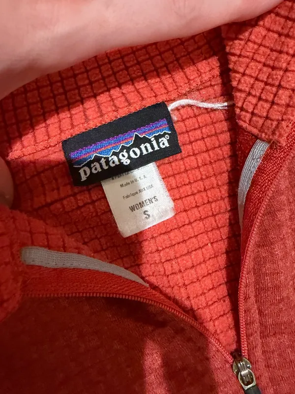 Patagonia Polartec R Long Sleeve Half Zip Burnt Orange - Image 3