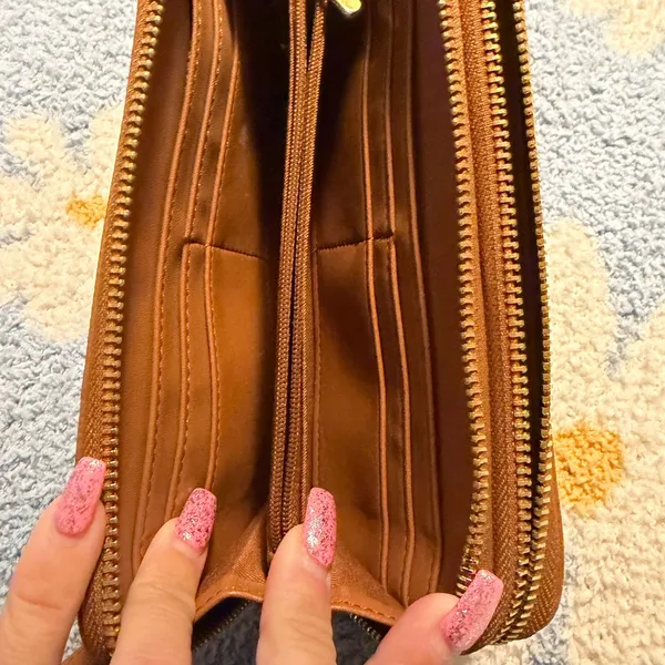 Brown Wristlet Wallet - Image 3