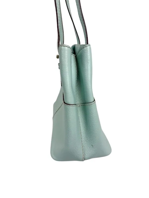 Kate Spade New York Gabriel Grand Street Bag‎ Blue Green Leather Shoulder Purse - Image 6