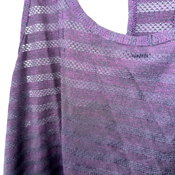 Zyia Active Womens Size XL Plum Cubana Racerback Sleeveless Yoga Workout Tany - Image 2
