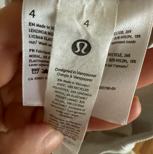 Lululemon Brushed Soft Stream Ribbed Zip Flared Pant - Image 4