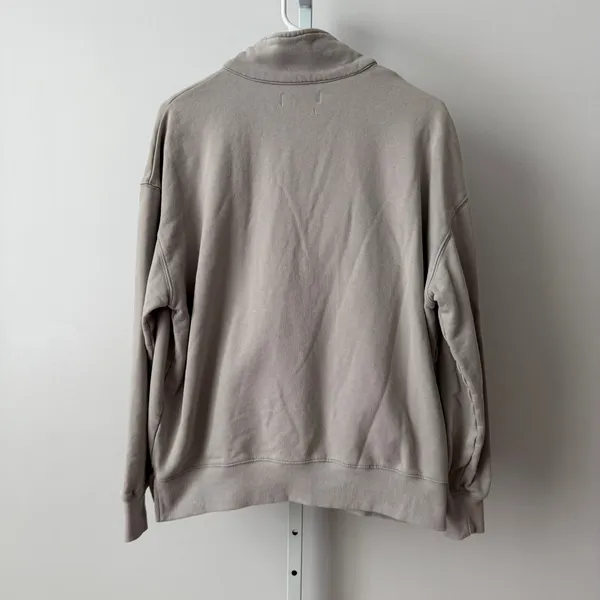 Rozalia x Atoir XS Taupe‎ Quarter Zip Sweatshirt Pullover Mock Neck Athleisure - Image 6