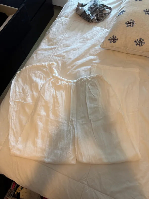 White Linen Pants - Image 3