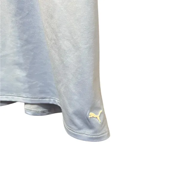 Puma Golf‎ Mattr Peak Sleeveless Polo Light Blue Polo Size XL - Image 3