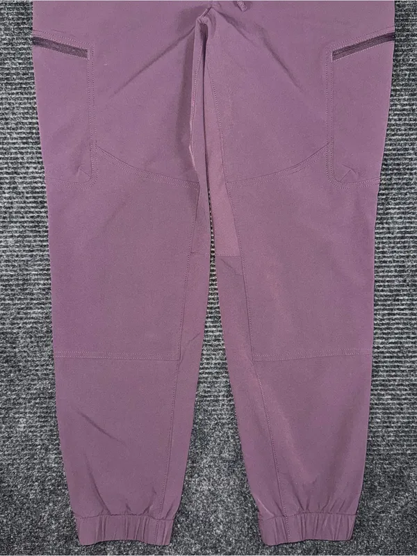 Duluth Trading Co NWT Women Flexpedition Joggers Elderberry Purple 10x28.5 Nylon - Image 4