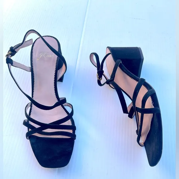 J. Crew Odette strappy sandals in suede 8.5 - Image 2