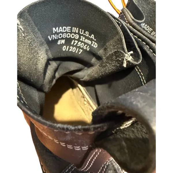 LL Bean Leather Duck Boots Blue Women’s Size 8 M Made in Maine USA - Image 6