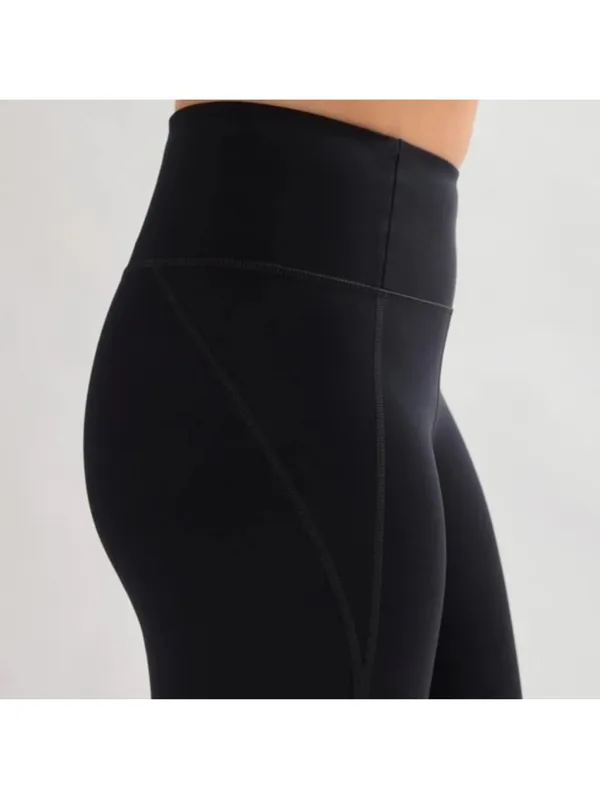 Girlfriend Collective Black Compression High-Rise 7/8 Leggings‎ Size Large - Image 4