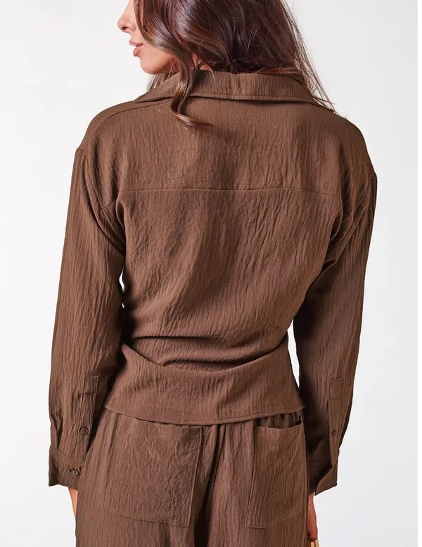 Two Piece Brown Set Medium - Image 2