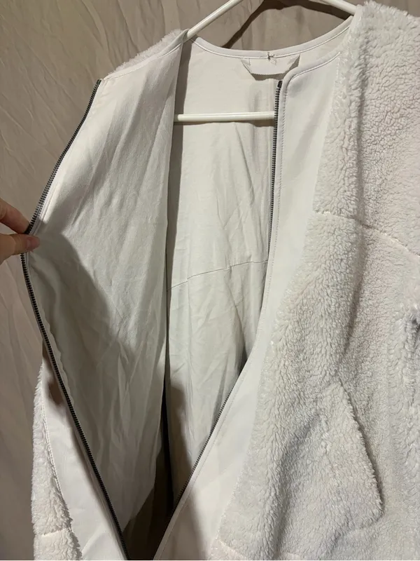 Lululemon Collarless Textured Fleece Full Zip - Image 4