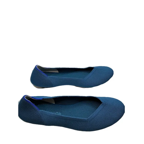 Rothy's‎ The Flat Round Toe Blue Shoes Size 10 - Image 2