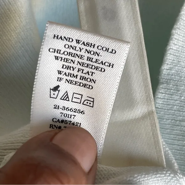 ANN TAYLOR | Light Teal Button Down Cardigan Sweater Sz XSP - Image 8
