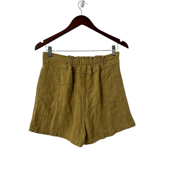 FREE PEOPLE Yellow Knit High Waisted Shorts - Image 3