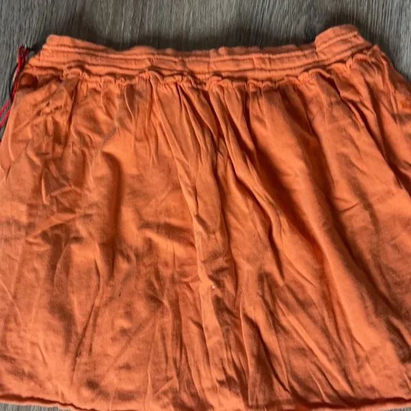 Da-Nang 100% Cotton Orange Skirt Size XS - Image 11