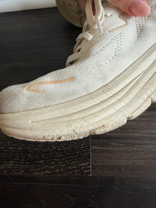 Hoka Clifton 10 Running Shoes Cream - Image 8