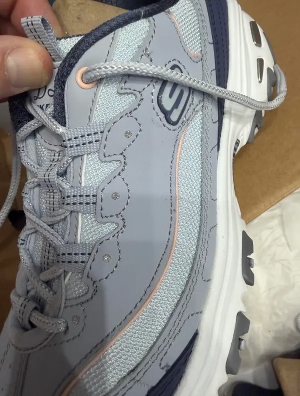 Skechers D'Lites in blue & gray, sneakers size US 8 - Image 2