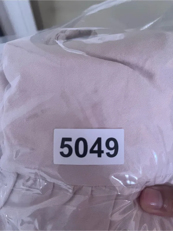 Blush Pink One Shoulder Midi Dress Medium Smocked Tiered Romantic Summer Wedding - Image 8