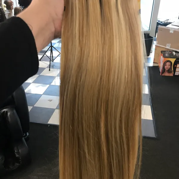Human hair 18 inch 9 pcs Clipin hair extensions - Image 3