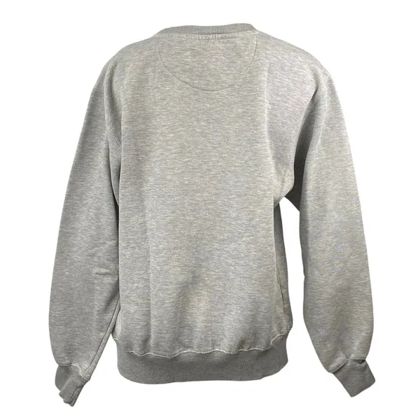 Women's Gray Embroidered USA Flag Cowboy Eagle Long Sleeve Sweatshirt Top Size M - Image 4