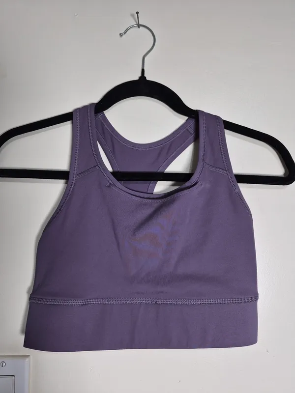 Nike Purple Racerback Sports Bra Bralette - Image 2