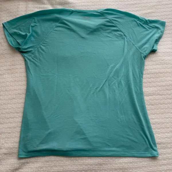 L Under Armour Blue Short-Sleeve T-Shirt - Image 2