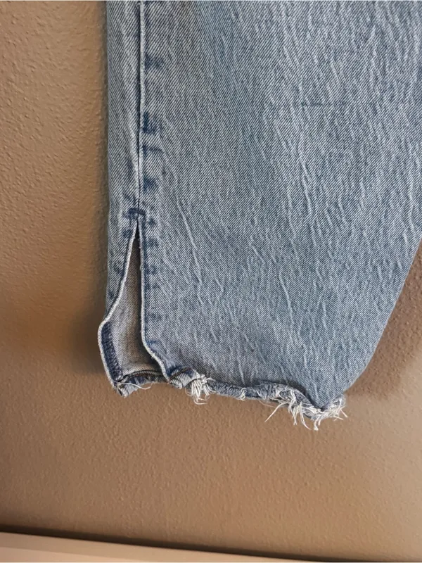 ABERCROMBIE 90s‎ Straight Split Hem Denim - Image 7