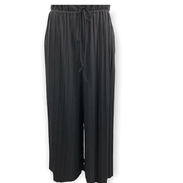Black spaghetti strap drawstring jumpsuit Black Size M - Image 5