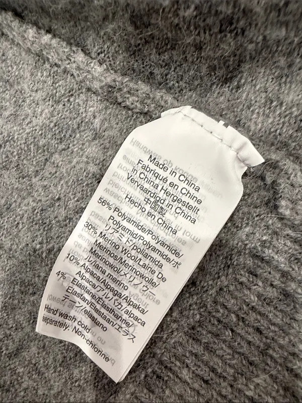 Madewell Light Gray Open-Front Knit Cardigan Size Small - C1-603 - Image 5