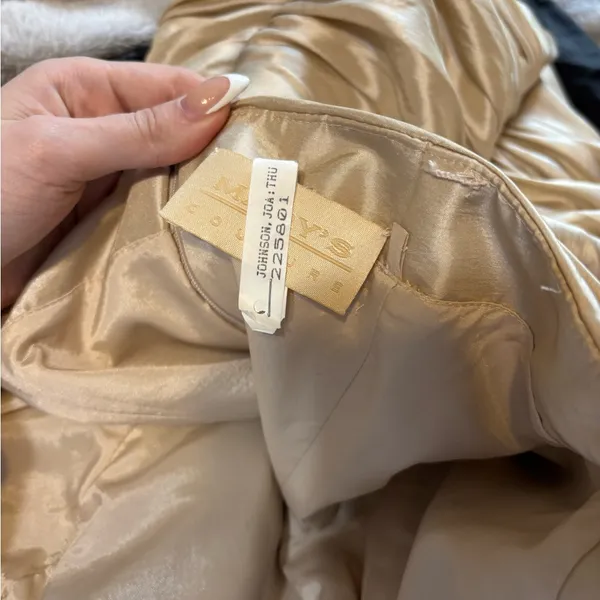 Mary’s Couture Gold Maxi Dress - Image 3