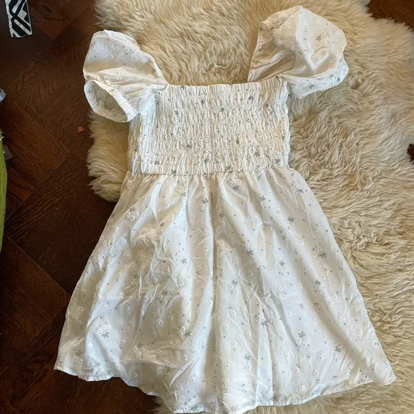 Altar’d state Jackie floral embroidered dress mini puffed sleeved altard state - Image 6