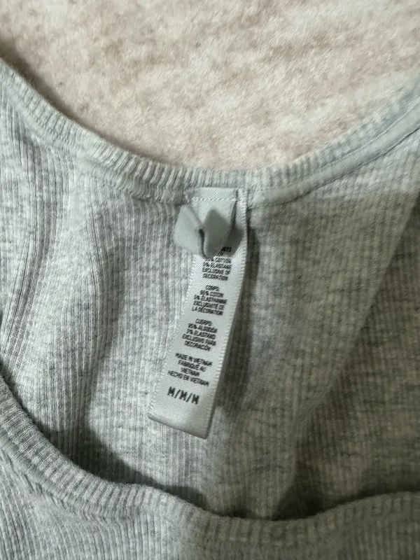 Skims cotton ribbed tank size medium - Image 3