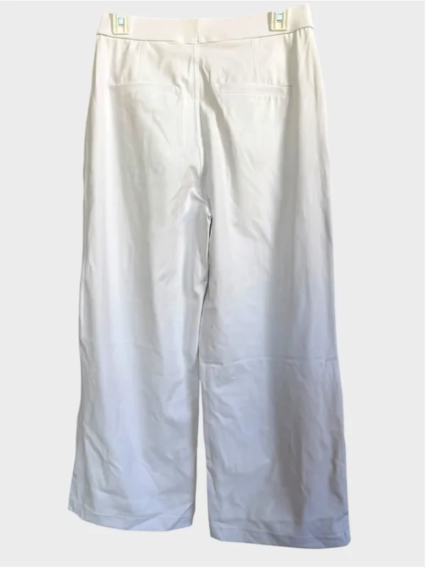 Size S (Petite) Halara Flex High Waisted Plicated Side Pocket Straight Leg Pants - Image 2