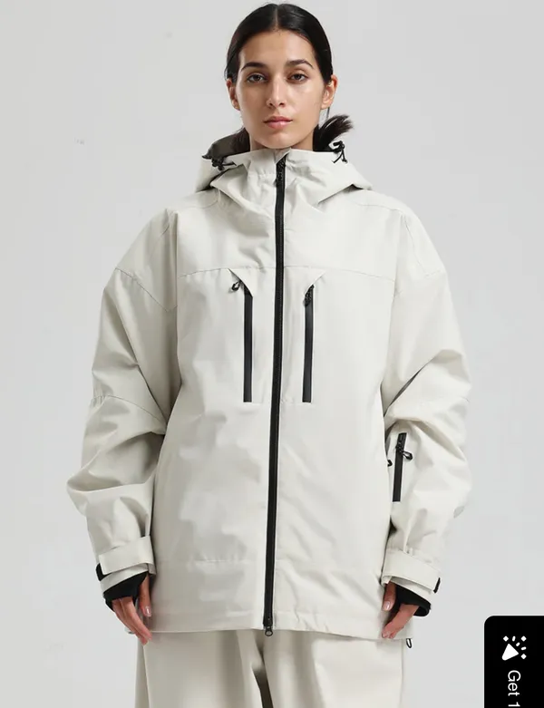 Snowverb brand NWT coffee ski/oversized board jacket Multiple Size XL - Image 4