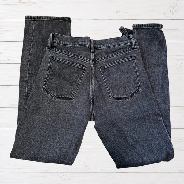 Abercrombie Black Indie Sleaze Grunge The Skinny High Rise Jeans Y2K 27/4 - Image 2