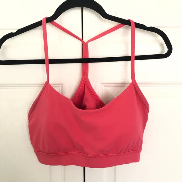 Coral lululemon Flow Y Nulu Bra Size 12 - Image 2