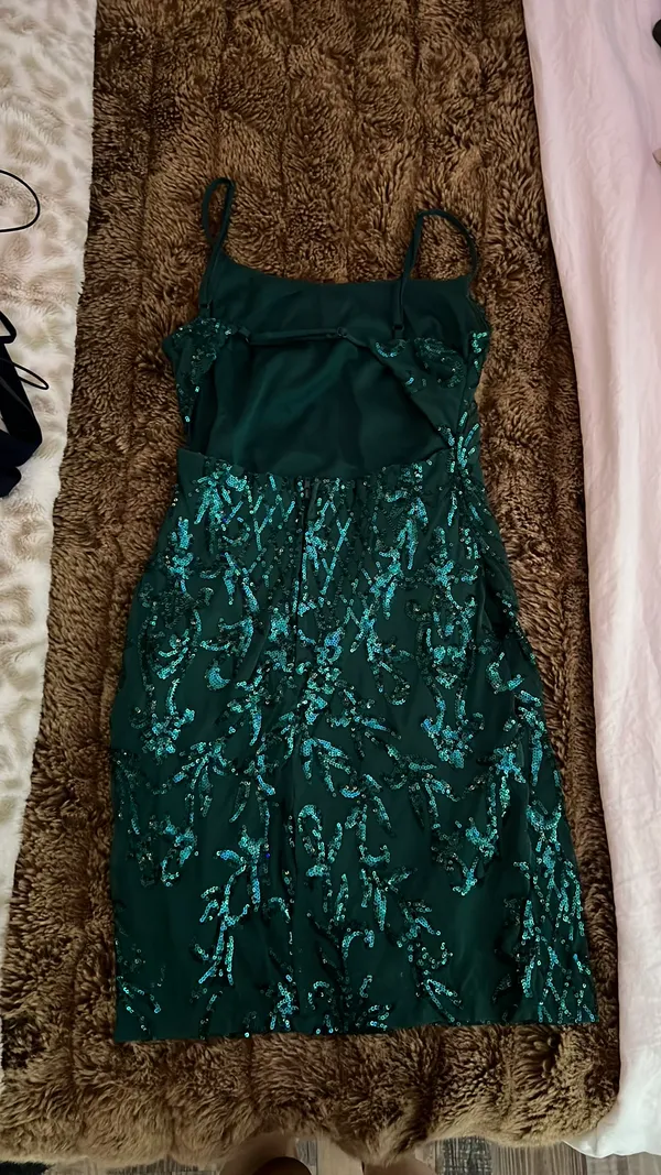 Green Sparkle Midnight Doll Dress - Image 3