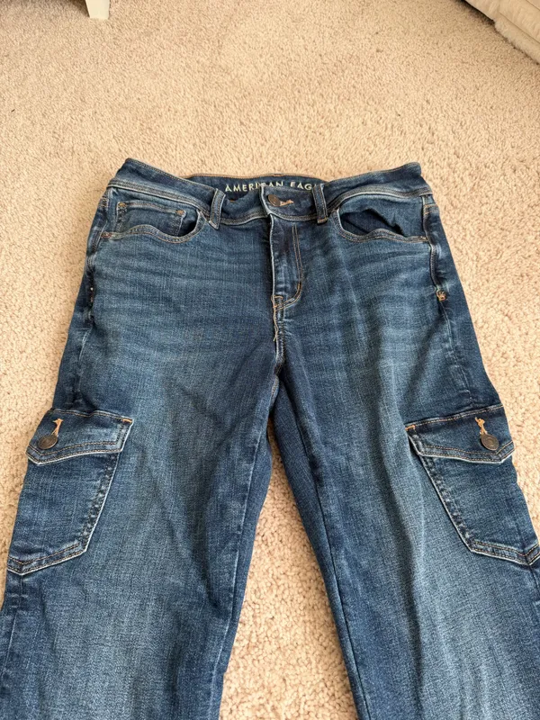 American Eagle Cargo Kick Bootcut Jeans - Image 2