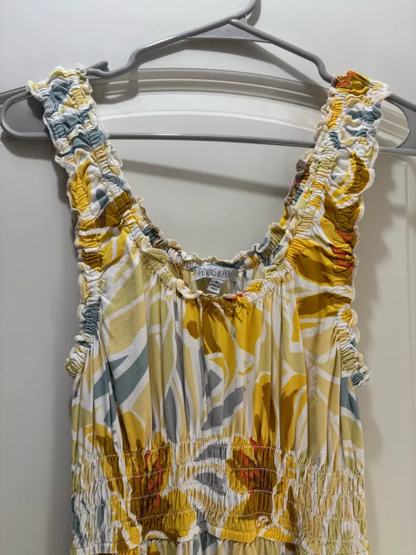 Floral dress Yellow Size M - Image 2