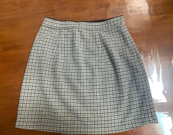 Abercrombie Plaid Wool Mini Skirt - Image 2