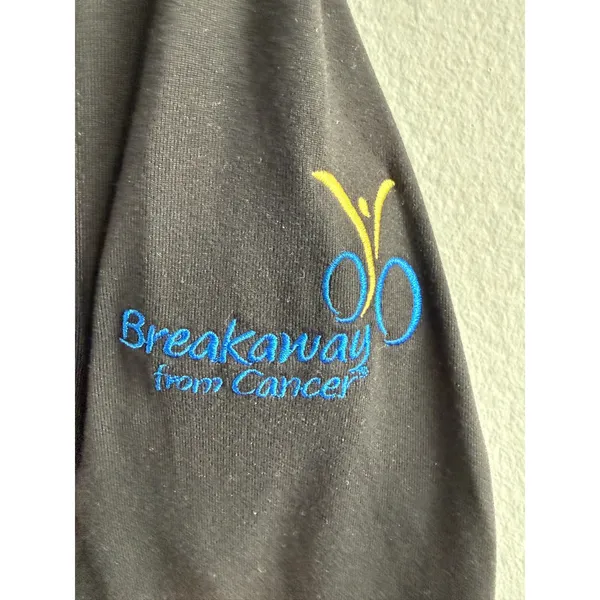 Lululemon Define‎ Jacket Black Full Zip Size 8 Breakaway from Cancer Logo - Image 6